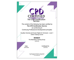 Accredited Equality, Diversity and Human Rights for Homecare (Domiciliary Care) - Level 1 - Online Course - ComplyPlus LMS™ - The Mandatory Training Group UK -