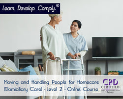 Moving and Handling People for Homecare (Domiciliary Care) - Level 2 Online Course - ComplyPlus LMS™ - The Mandatory Training Group UK -