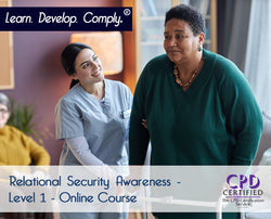 Relational Security Awareness - Level 1 - Online Course - ComplyPlus LMS™ - The Mandatory Training Group UK -