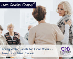 Safeguarding Adults for Care Homes - Level 3 - ComplyPlus LMS™ - The Mandatory Training Group UK -