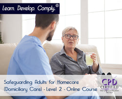 Safeguarding Adults for Homecare (Domiciliary Care) - Level 2 - Online Course - ComplyPlus LMS™ - The Mandatory Training Group UK -